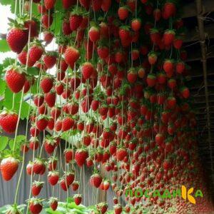 Клубника ампельная Анастасия купить по цене от 370р. в интернет-магазине «Посадика» с доставкой почтой в в Павловске и по всей России – [изображение №1].